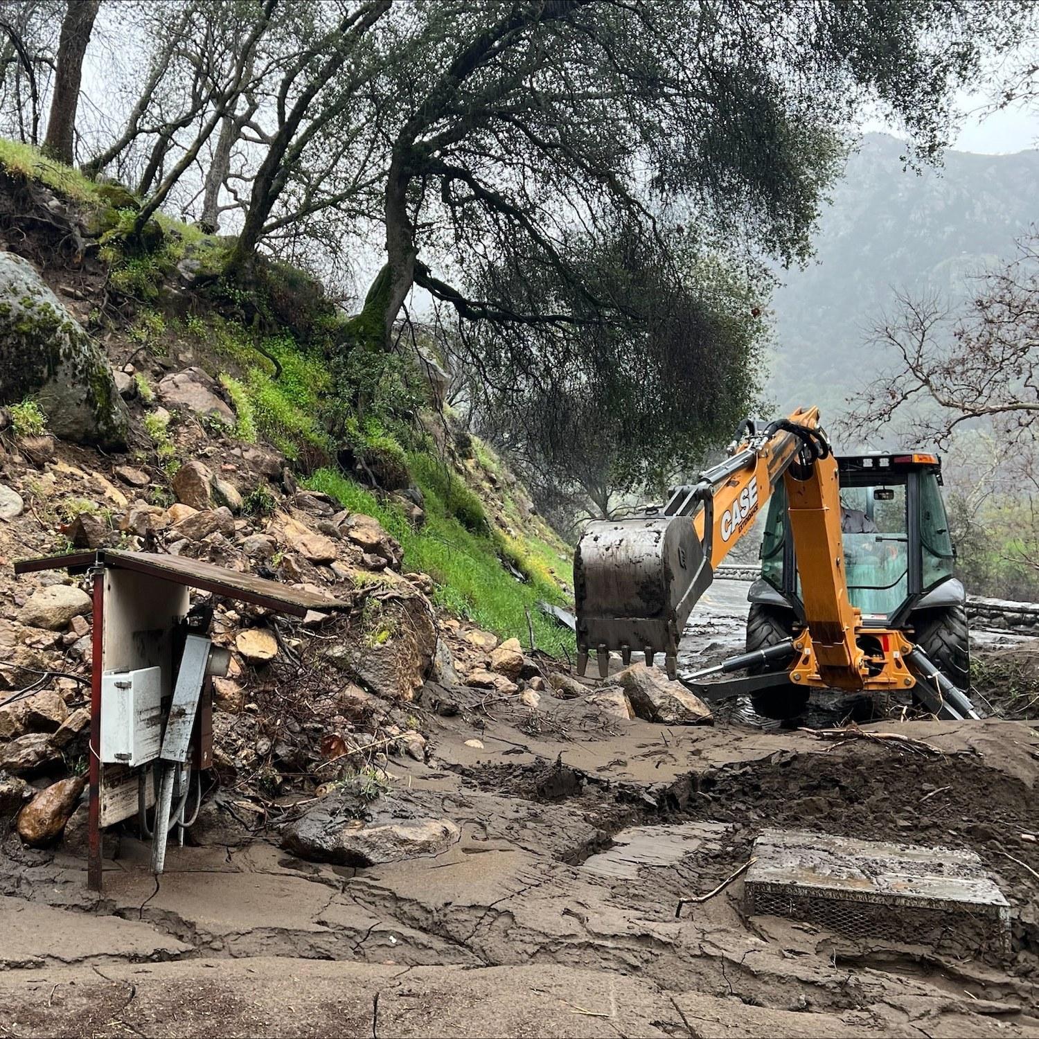 Sequoia National Park crews have been working since March to repair storm-related damage/NPS