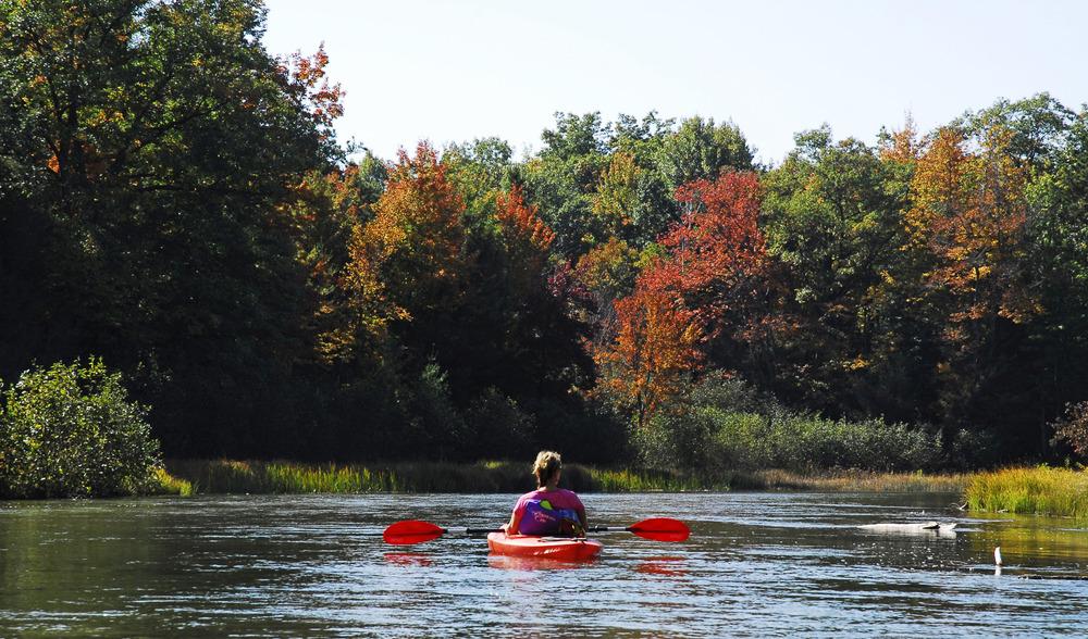 Kayaking the Platte River at Sleeping Bear Dunes National Lakeshore/NPS