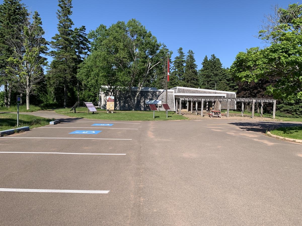 The seasonal visitor center at Skmaqn—Port-la-Joye—Fort Amherst National Historic Site is only open in July and August.