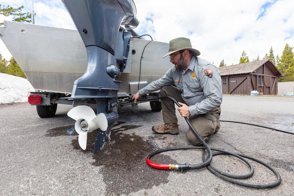 Boat Inspection Prevents Quagga Mussels From Entering Yellowstone Lake