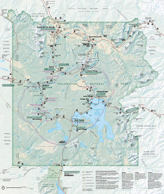 Yellowstone National Park Campground Map National Parks Traveler's Checklist For Yellowstone National Park