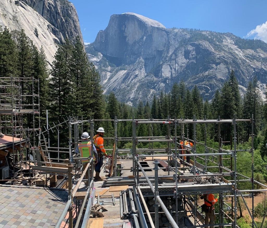 The Ahwahnee Hotel rehabilitation is one of 600-plus infrastructure improvement projects taking place in national parks funded by the Great American Outdoors Act. NPS