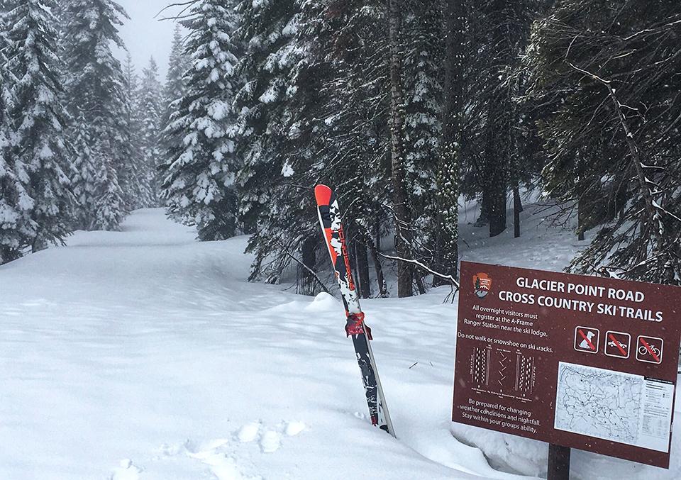 Heavy snows will allow the Glacier Point Road and surrounding trails open for winter recreation through April 15/NPS